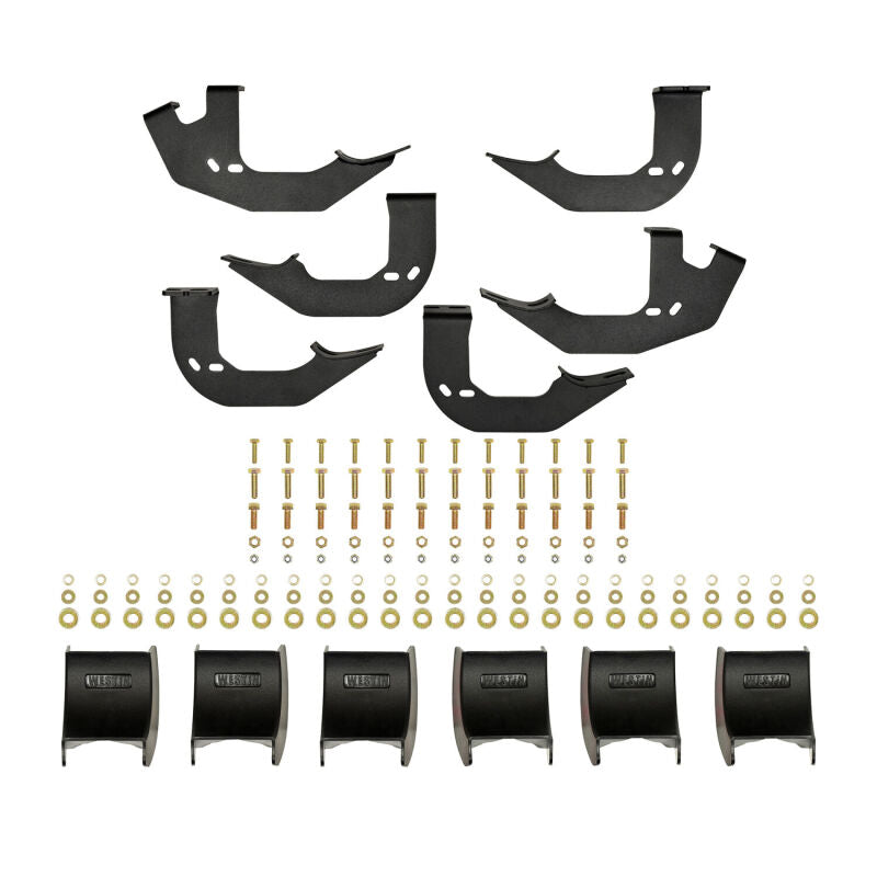 Westin 05-23 Toyota Tacoma Double Cab AT6 Running Boards - Black Running Boards Westin