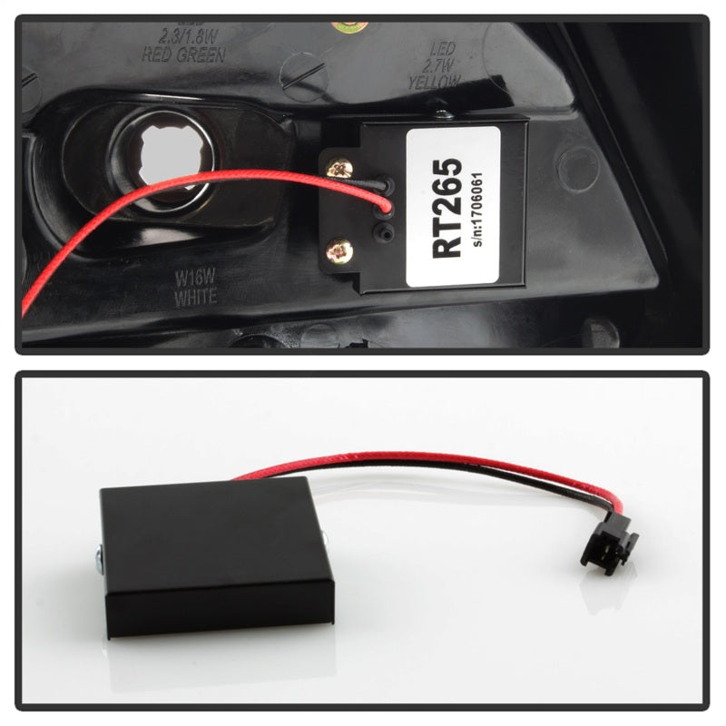 Spyder 12-14 Ford Focus 5DR LED Tail Lights - Black Smoke (ALT-YD-FF12-LED-BSM) Tail Lights SPYDER