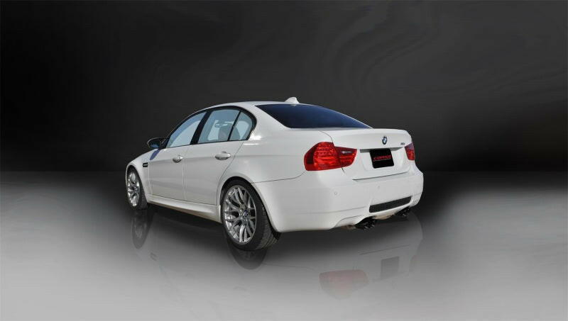 Corsa 2008-2012 BMW M3 E90 Black Sport Cat-Back Exhaust Catback CORSA Performance