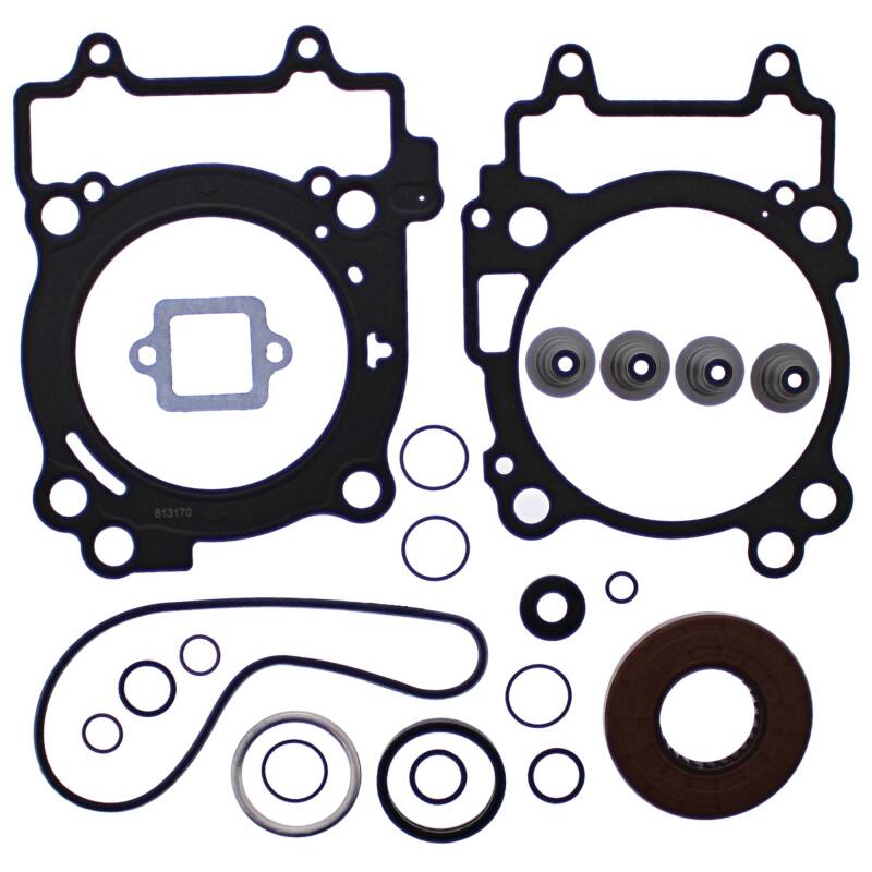 Vertex Gaskets 2016 Polaris 450 HO 2x4 MD Complete Gasket Kit w/ Oil Seals Engine Hardware Vertex Pistons