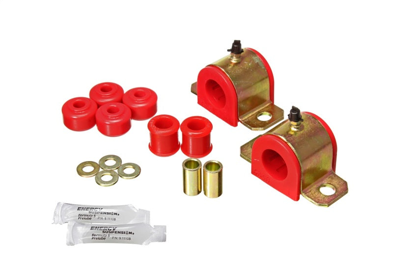 Energy Suspension 91-97 Toyota Land Cruiser FJ80 Rear Sway Bar Bushing Set 25mm - Red Bushing Kits Energy Suspension