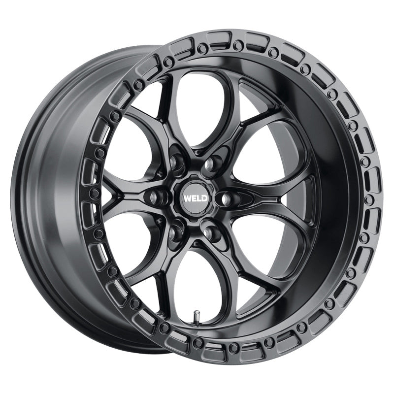 Weld Off-Road W108 20X10 Ledge 6X139.7 ET13 BS6.00 Satin Black / Black Ring 106.1 Wheels - Cast Weld