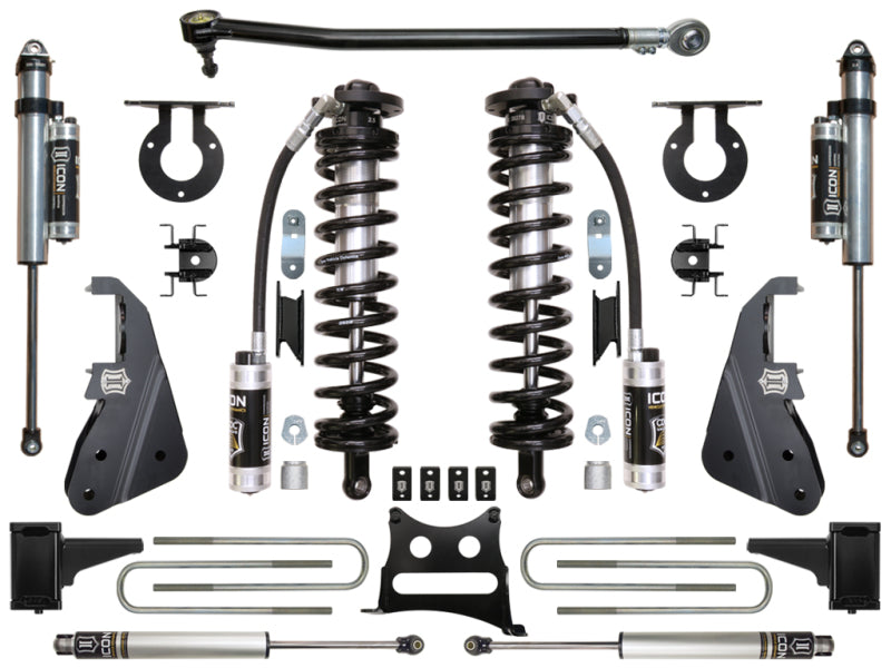 ICON 2017+ Ford F-250/F-350 4-5.5in Stage 4 Coilover Conversion System Coilover Components ICON