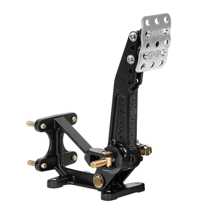 Wilwood Adjustable Balance Bar Single Brake Pedal - Floor Mount - 5.25-6:1 Pedals Wilwood