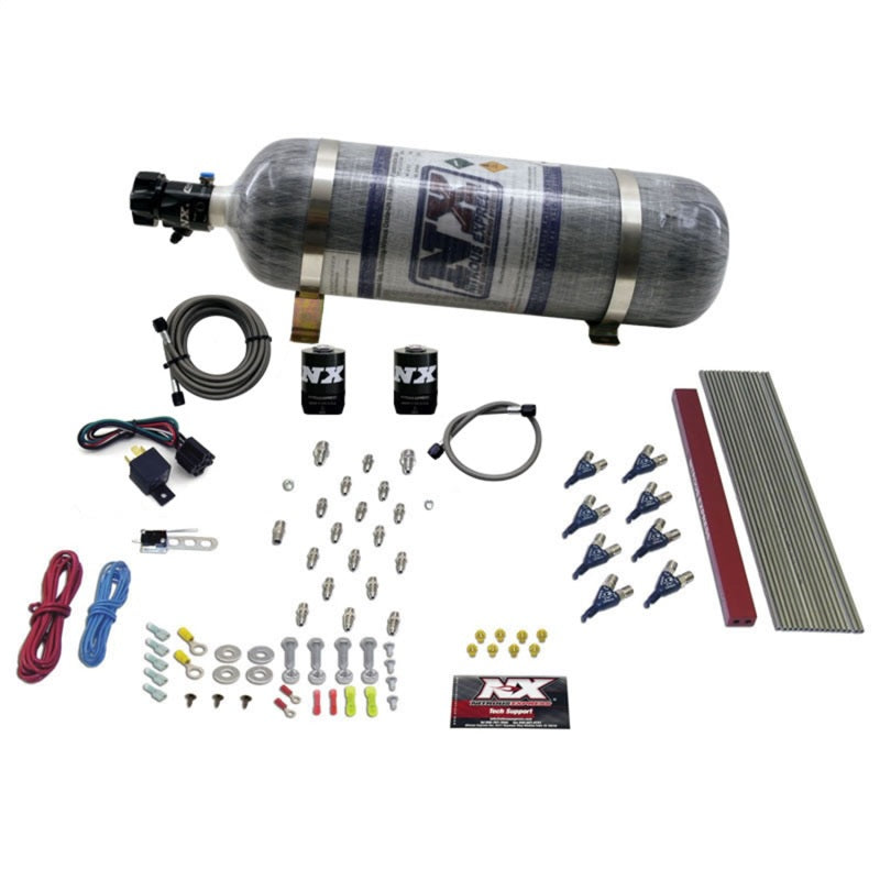 Nitrous Express GM LT1/LS1 Pro Piranha Nozzle Gas Nitrous Kit w/Composite Bottle Nitrous Systems Nitrous Express