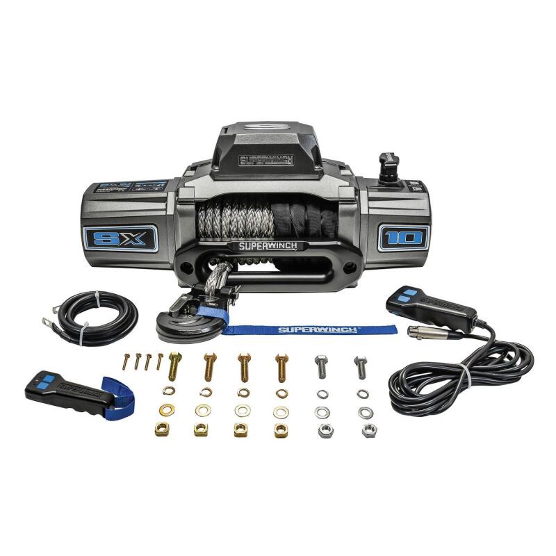 Superwinch 10000 LBS 12V DC 3/8in x 80ft Synthetic Rope SX 10000 Winch Winches Superwinch