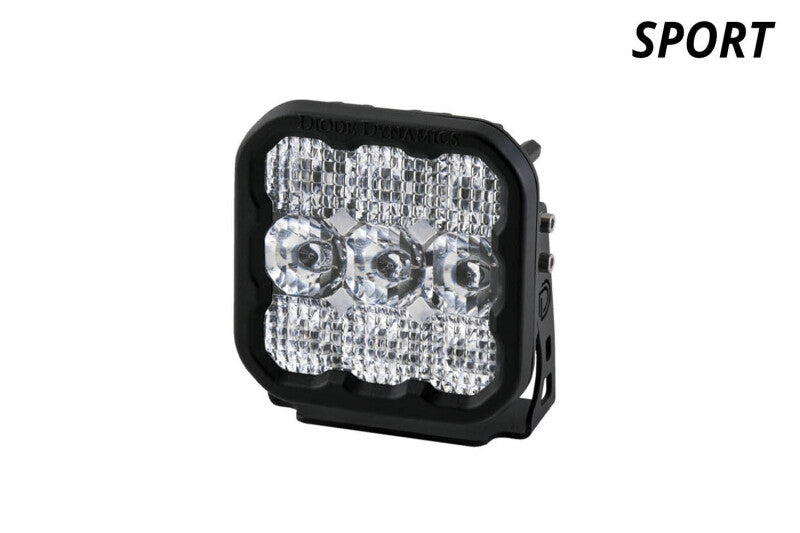 Diode Dynamics SS5 LED Pod Sport - White Flood (Single) Light Accessories and Wiring Diode Dynamics