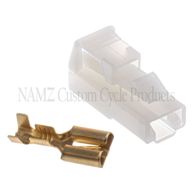 NAMZ 250 Series OEM Starter Solenoid 1-Position Locking Connector & Terminal - 5 Pack (HD 72295-94) Wiring Connectors NAMZ