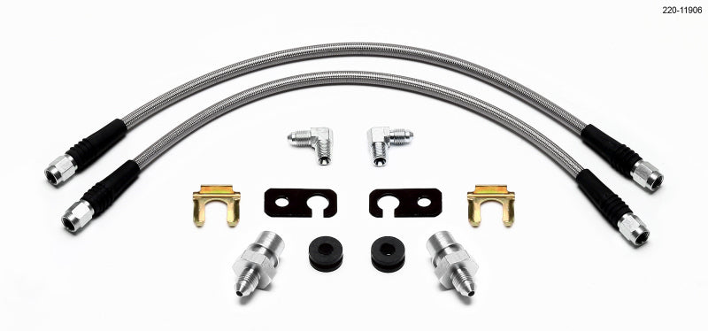 Wilwood Flexline Kit Front Fiesta Brake Line Kits Wilwood