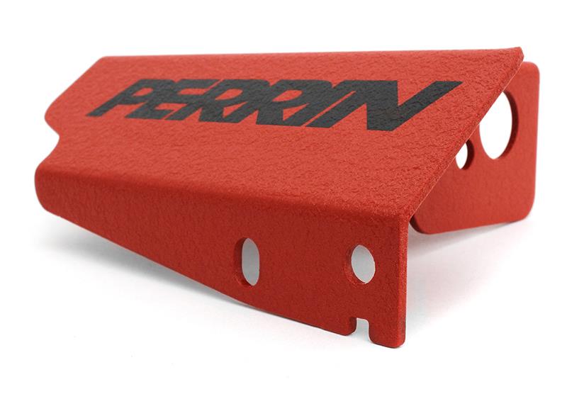 PERRIN 08-21 Subaru STI Boost Control Solenoid Cover - Red Engine Covers Perrin Performance