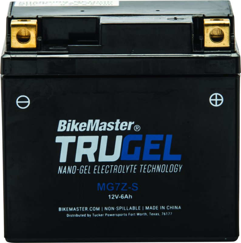 BikeMaster TruGel Battery - MG7Z-S Batteries BikeMaster