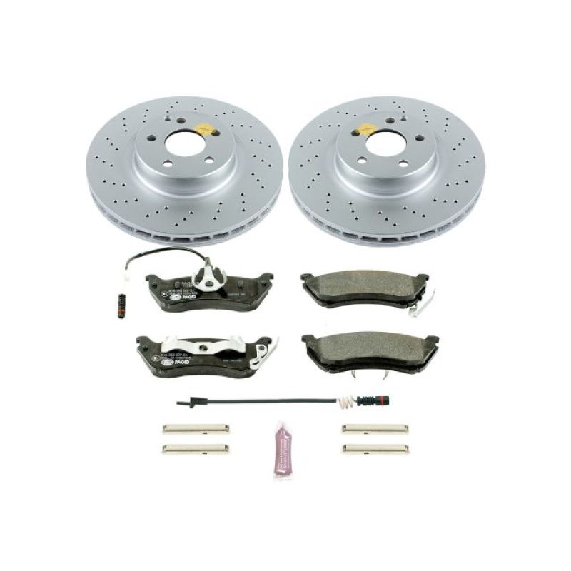 Power Stop 07-09 Mercedes-Benz E350 Front Euro-Stop Brake Kit Brake Kits - OE PowerStop