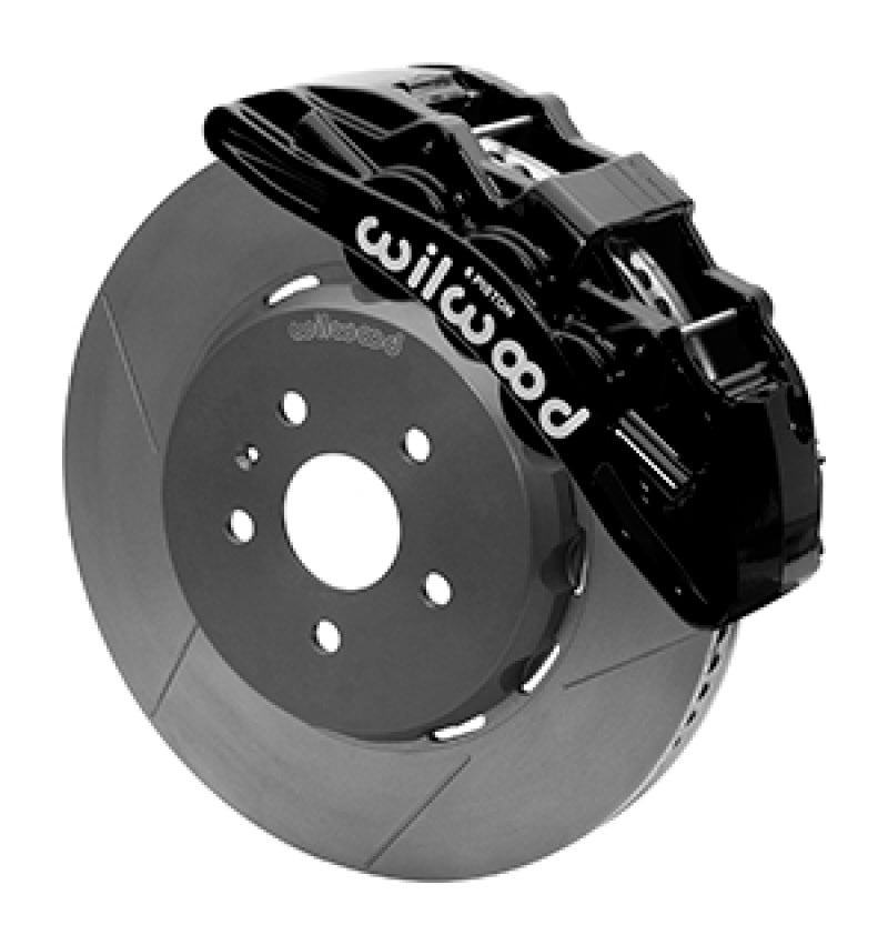 Wilwood SX6R Front Brake Kit 15in Lug Drive Slotted Black w/ Lines 10-14 Chevrolet Camaro SS Big Brake Kits Wilwood