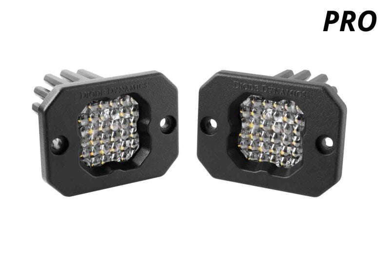 Diode Dynamics Stage Series C1 LED Pod Pro - White Flood Flush ABL (Pair) Light Accessories and Wiring Diode Dynamics