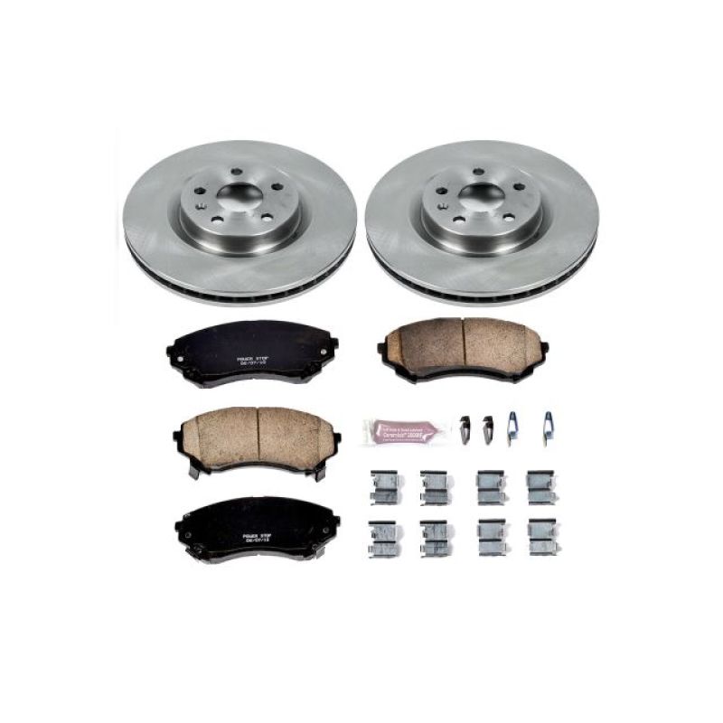 Power Stop 08-14 Cadillac CTS Front Autospecialty Brake Kit Brake Kits - OE PowerStop