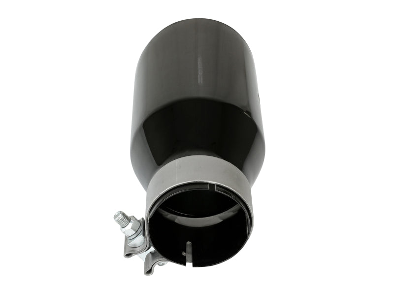 aFe MACH Force-Xp Universal Exhaust Tip 3 IN Inlet x 4-1/2 IN Outlet x 9 IN L- Black Tip Tips aFe