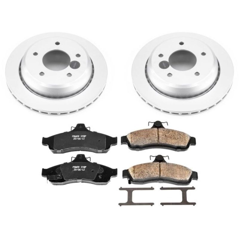Power Stop 94-96 Chevrolet Caprice Rear Z17 Evolution Geomet Coated Brake Kit Brake Kits - Performance Blank PowerStop