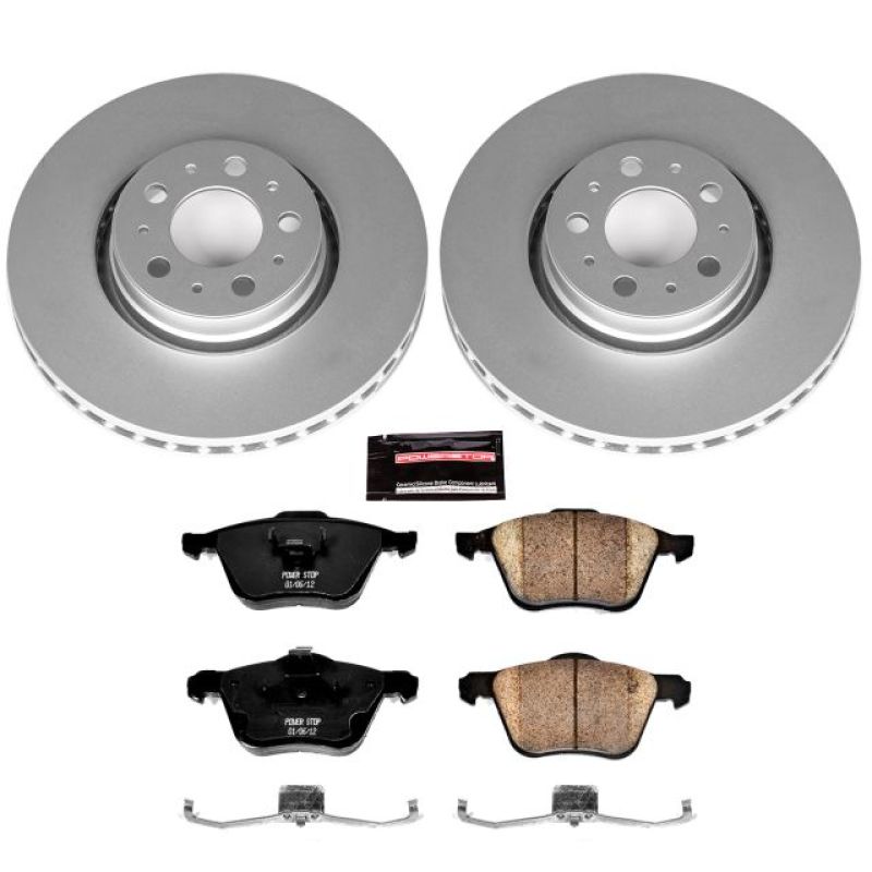 Power Stop 08-09 Volvo S60 Front Z23 Evolution Sport Coated Brake Kit Brake Kits - Performance D&S PowerStop
