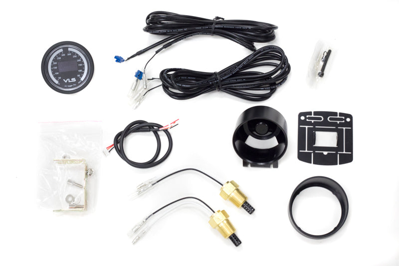 Revel VLS 52mm 50-300 Deg F Dual Intercooler Temperature Gauge Gauges Revel