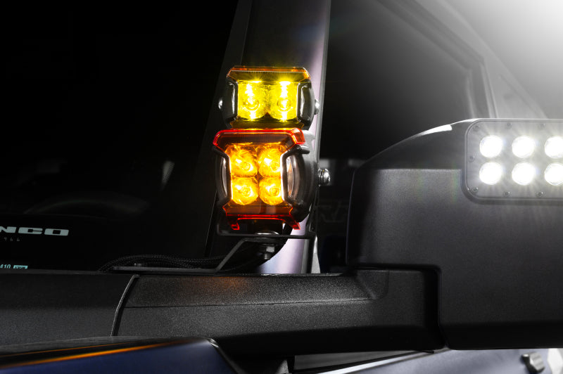 Oracle VEGA Series 2 Amber Lens Covers (Snap Fit) Light Accessories and Wiring ORACLE Lighting