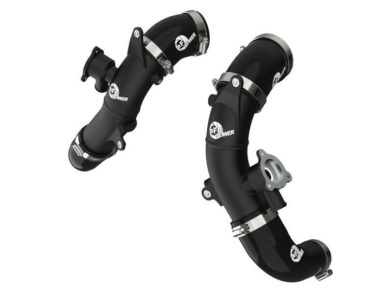 aFe 2022 Toyota Tundra V6-3.5L (tt) BladeRunner 2.5in Aluminum Hot Charge Pipe - Black Intercoolers aFe