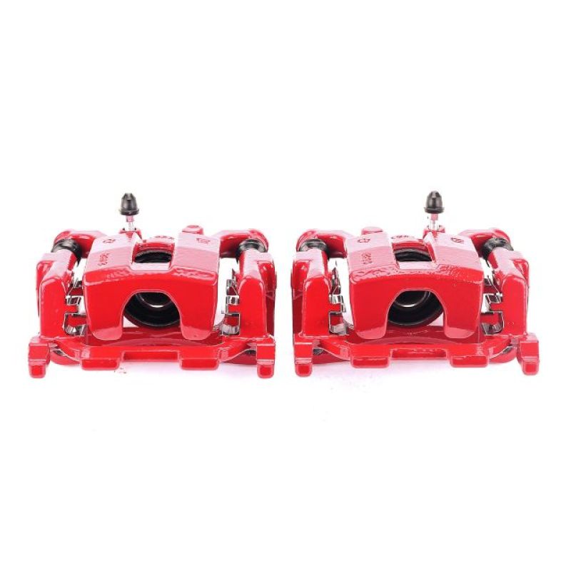 Power Stop 09-14 Nissan Maxima Rear Red Calipers w/Brackets - Pair Brake Calipers - Perf PowerStop
