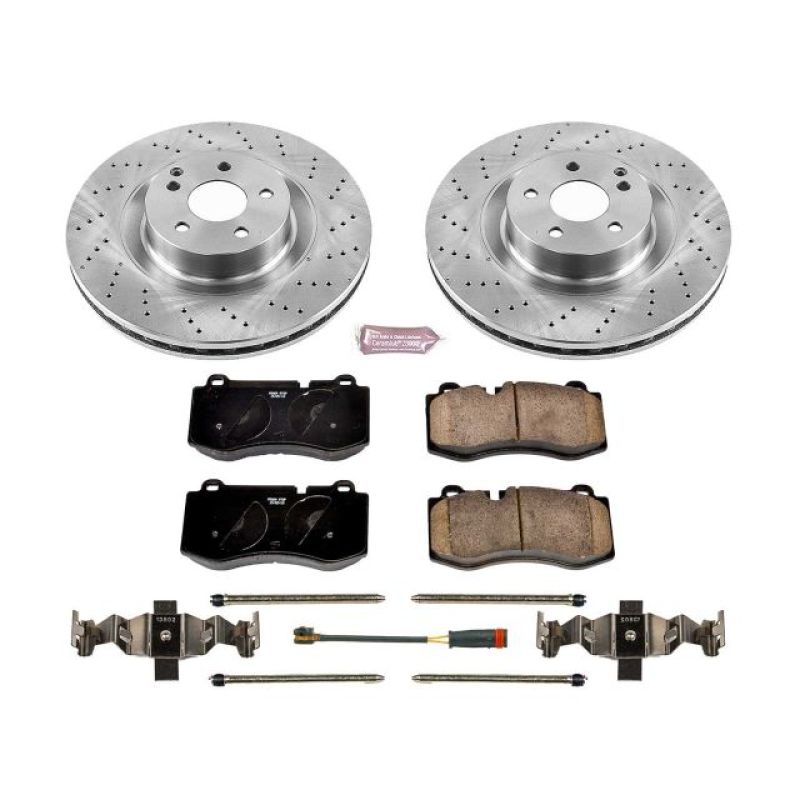 Power Stop 09-14 Mercedes-Benz CL550 Front Autospecialty Brake Kit Brake Kits - OE PowerStop