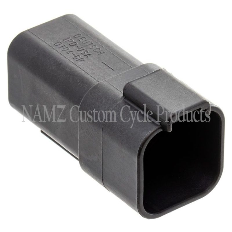 NAMZ Deutsch DT Series 6-Wire Receptacle & Wedgelock - Black (Repl. HD 72106-94BK) Wiring Connectors NAMZ
