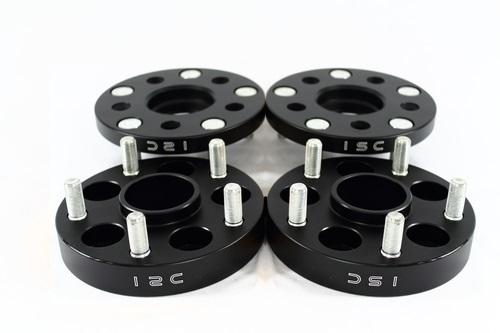 ISC Suspension 5x114 Hub Centric Wheel Spacers 25mm 56.1HB Black (Pair) Wheel Spacers & Adapters ISC Suspension