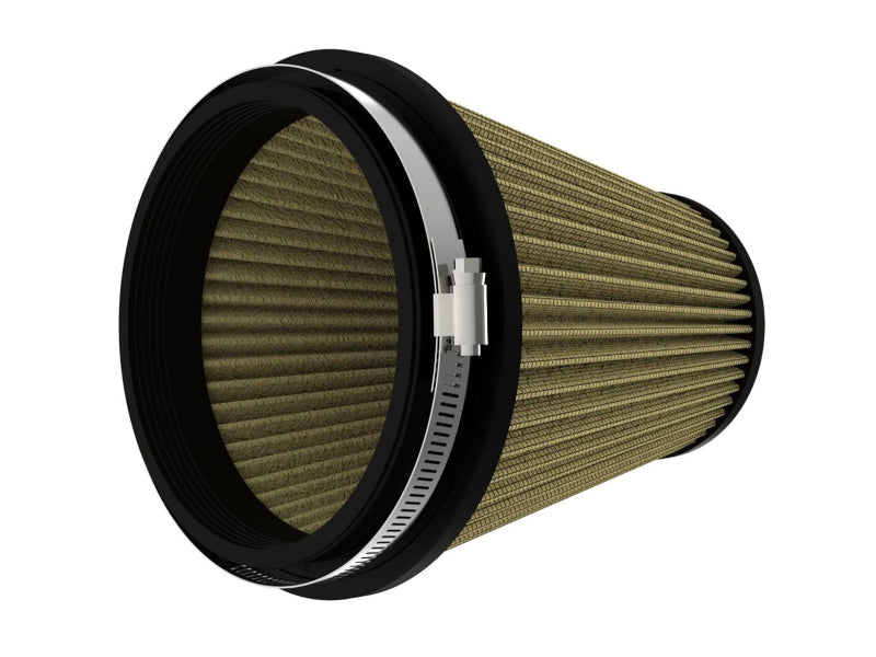 aFe Magnum FLOW Universal Air Filter w/ Pro GUARD 7 Media 6 IN F X 7-1/2 IN B X 4-3/4 IN T X 8 IN H Air Filters - Universal Fit aFe