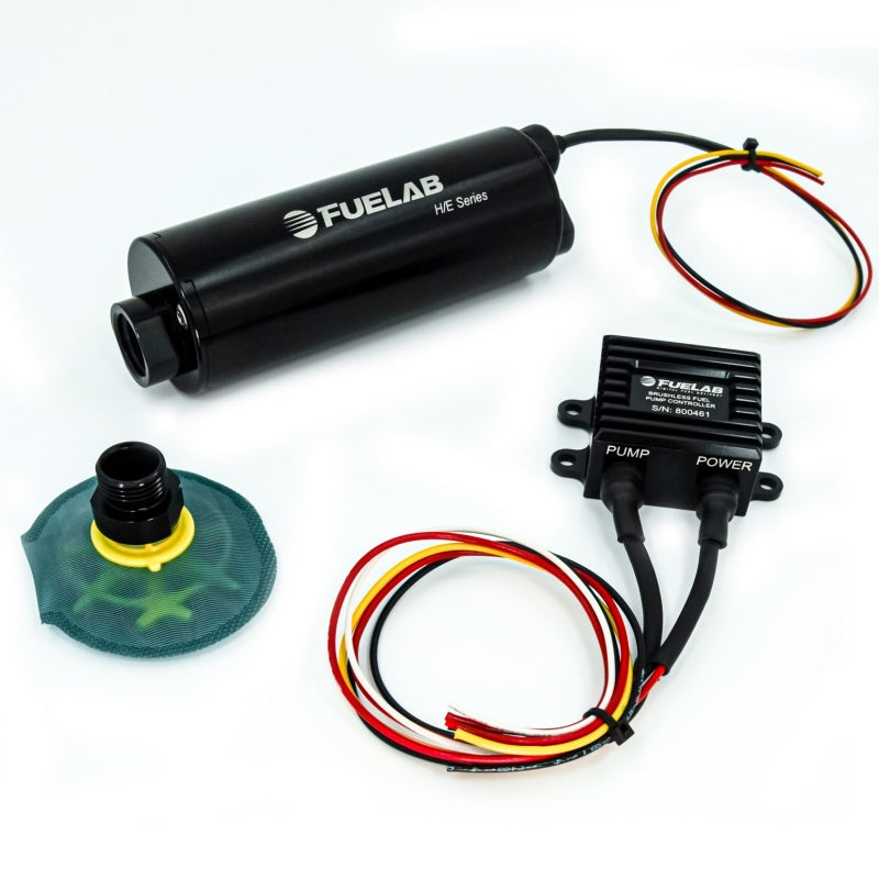 Fuelab In-Tank Twin Screw Brushless Fuel Pump Kit w/Remote Mount Controller/65 Micron - 1100 LPH Fuel Pumps Fuelab