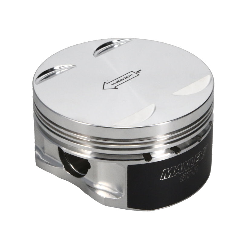 Manley Nissan GT-R 3.8L VR38DETT 94.4mm Stroker 95.5mm Bore Grade 3 -1.5cc Piston w/Ring (Single) Piston Sets - Forged - 6cyl Manley Performance