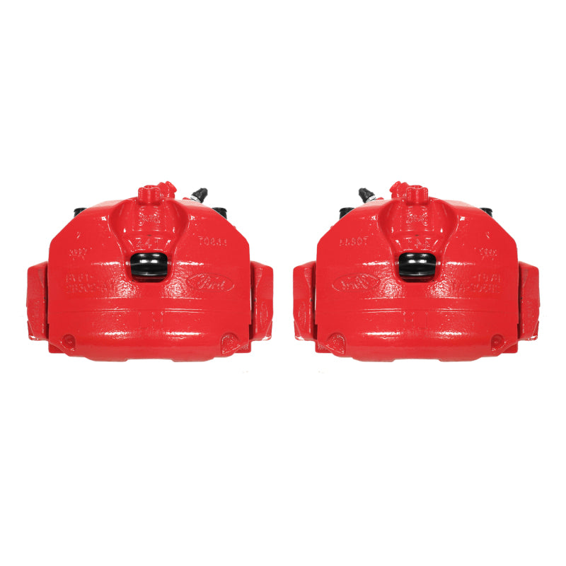 Power Stop 13-17 Ford Escape Front Red Calipers w/Brackets - Pair Brake Calipers - Perf PowerStop