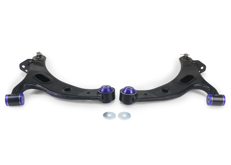 SuperPro 2010-2014 Subaru Legacy 2.5i Front Lower Control Arm Set w/ Bushings Control Arms Superpro