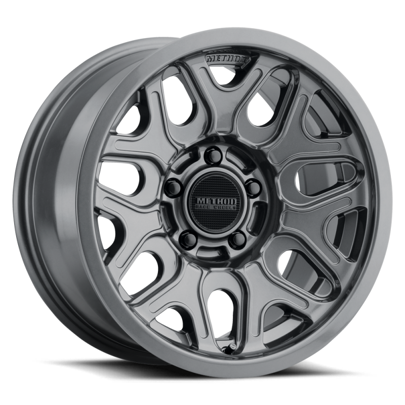 Method MR322 / 20x10 / 6x135 BP / -18ET / 4.76in BS / 87mm CB - Gloss Titanium Wheel Wheels - Cast Method Wheels