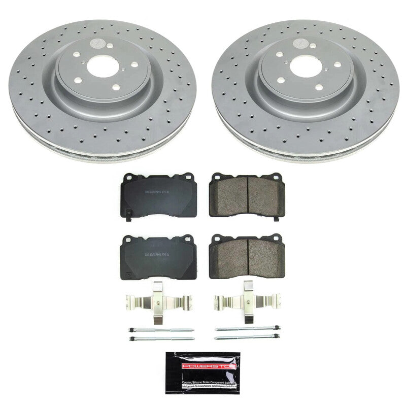 Power Stop 2021 Subaru WRX Front Z17 Coated Brake Kit Brake Kits - Performance Blank PowerStop