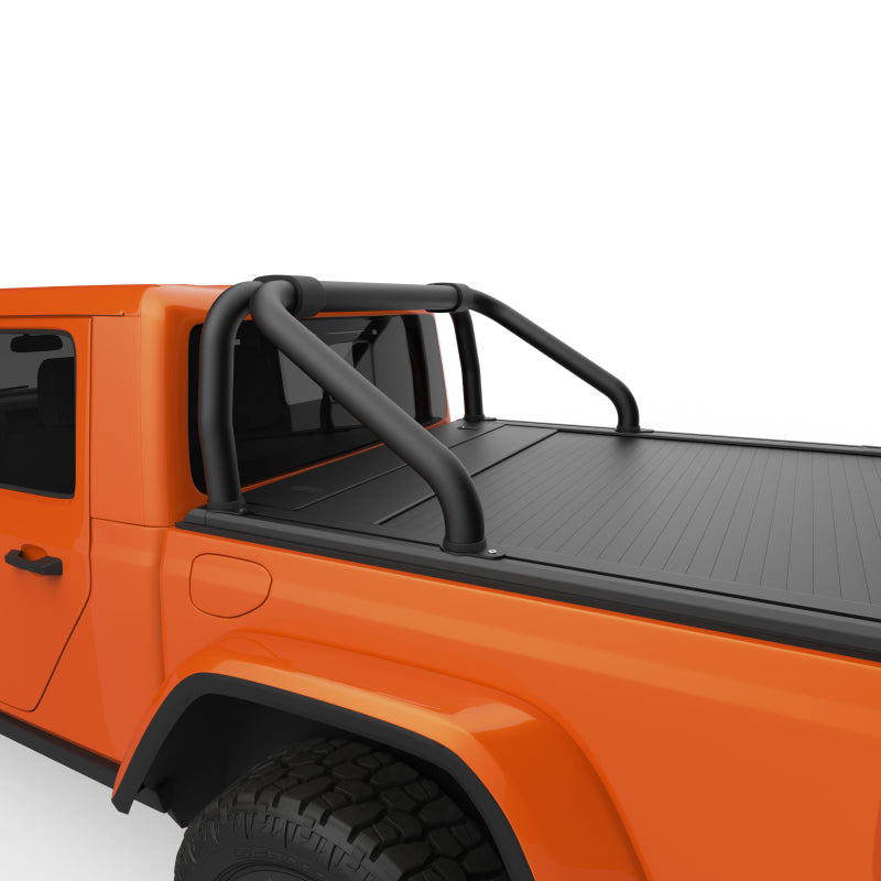EGR 20-22 Jeep Gladiator RollTrac S-Series Black Powder Coated Sports Bar Jeep Gladiator Headache Racks EGR