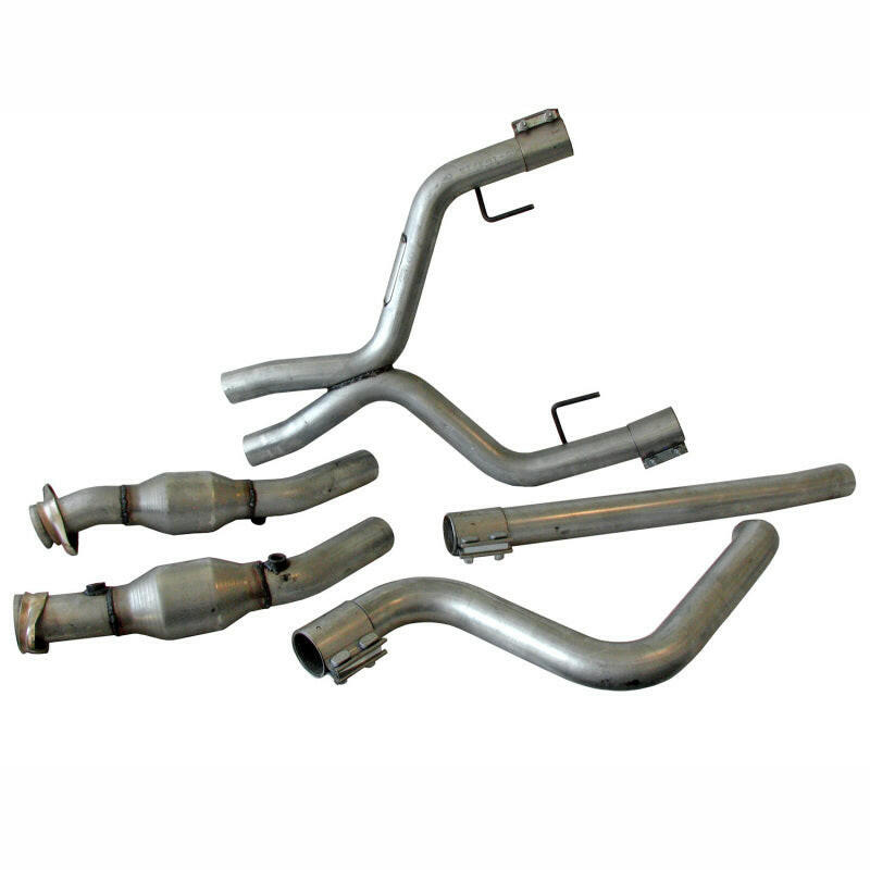 BBK 05-09 Mustang 4.0 V6 True Dual Cat Back Exhaust Conversion Kit With X pipe Catback BBK