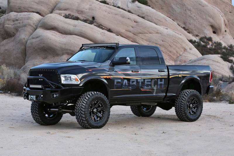 Fabtech 14-18 Ram 2500 4WD 7in Radius Arm Kit w/Perf Shks Lift Kits Fabtech