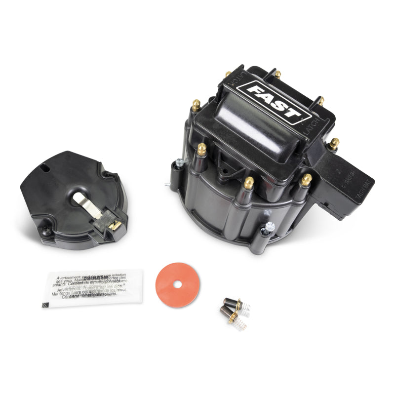 Fast Cap/Coil/Cover Kit, Hei Distributor, Black Hardware Kits - Other FAST
