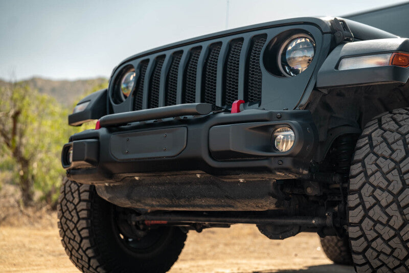 DV8 Offroad 2018-2025 Wrangler JL Push Bar for Mopar Rubicon Steel Bumper Light Bars & Cubes DV8 Offroad