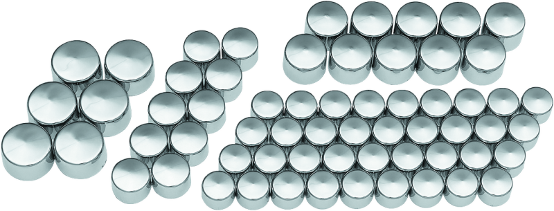 Kuryakyn Kool Kaps Engine Kit Milwaukee-8 Chrome Hardware Kits - Other Kuryakyn