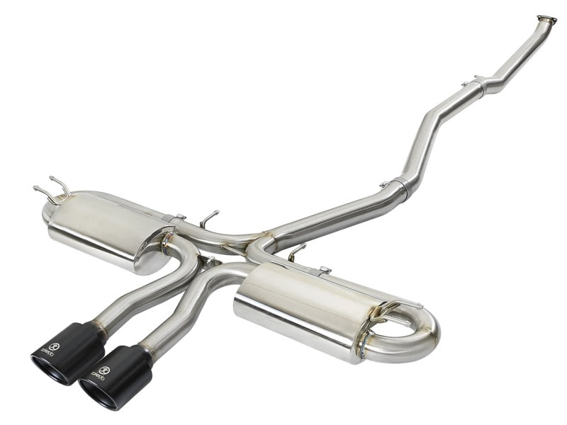 aFe Takeda 3in 304 SS Cat-Back Exhaust System w/ Black Tips 2017+ Honda Civic Si (4dr) I4 1.5L (t) Catback aFe