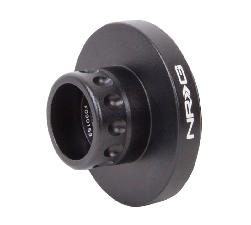 NRG Short Spline Adapter - Polaris RZR / Ranger (Secures w/OEM Lock Nut / Fits Quick Lock) - Black Steering Wheel Hubs NRG