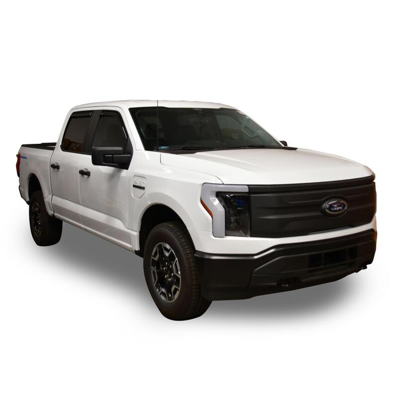 Westin 2015-2018 Ford F-150 SuperCrew Wade In-Channel Wind Deflector 4pc - Smoke Wind Deflectors Westin