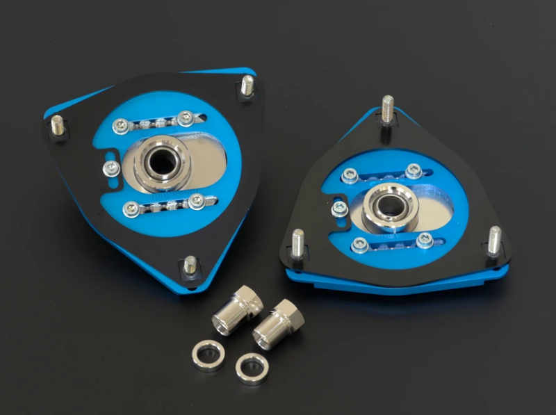 Cusco Subaru Impreza WRX STi GR/GV/VA Upper Pillow Mount Set Camber/Caster Adjustable Shock Mounts & Camber Plates Cusco