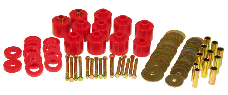 Prothane 76-79 Jeep CJ5/7 1in Lift Body Mount - Red Bushing Kits Prothane
