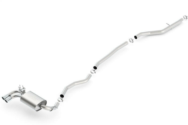 Borla 12-15 BMW 328i Sedan 2.0L AT/MT RWD Dual Left Rear Exit Catback Exhaust Catback Borla