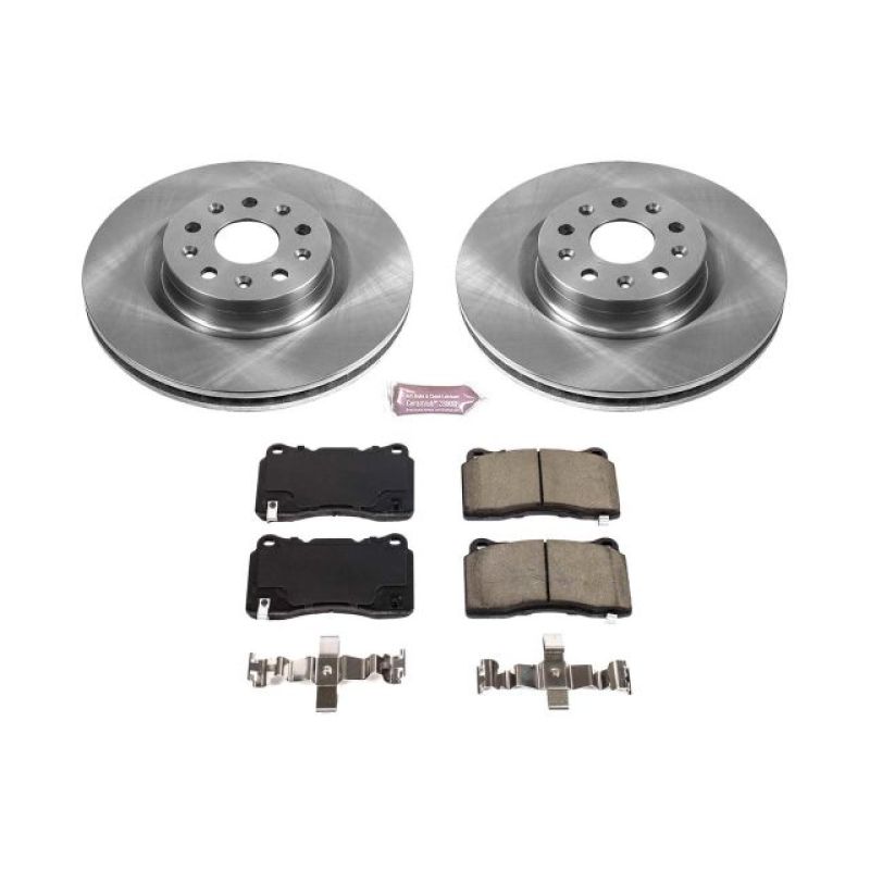 Power Stop 16-17 Cadillac CT6 Front Autospecialty Brake Kit Brake Kits - OE PowerStop