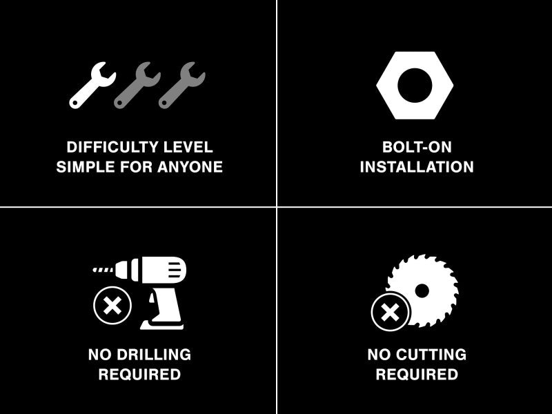 Raxiom 07-18 Jeep Wrangler JK 50-Inch Straight Dual Row LED Light Bar Flood/Spot Combo Beam Light Bars & Cubes Raxiom